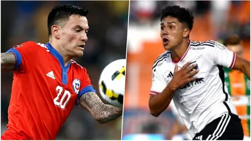 Charles Aránguiz y Damián Pizarro