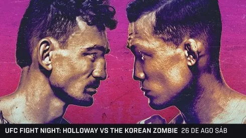 Holloway y Sung Jung se miden en la estelar de UFC Singapur.