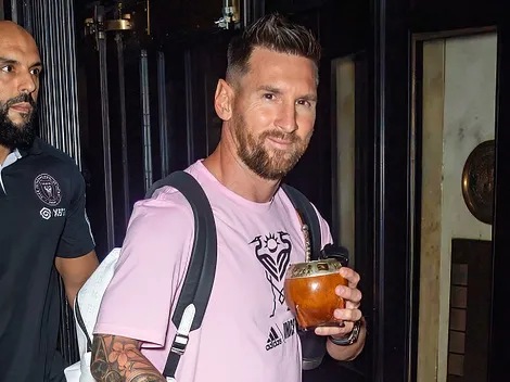 El ex marino guardaespaldas de Messi ¡hasta en la cancha en Miami!