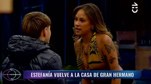 Así fue el esperado regreso de Estefi a la casa.