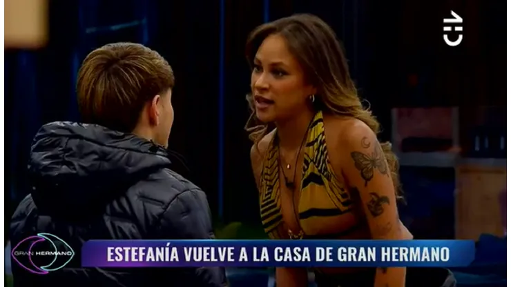 Así fue el esperado regreso de Estefi a la casa.