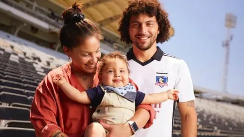 Maxi Falcón y su familia