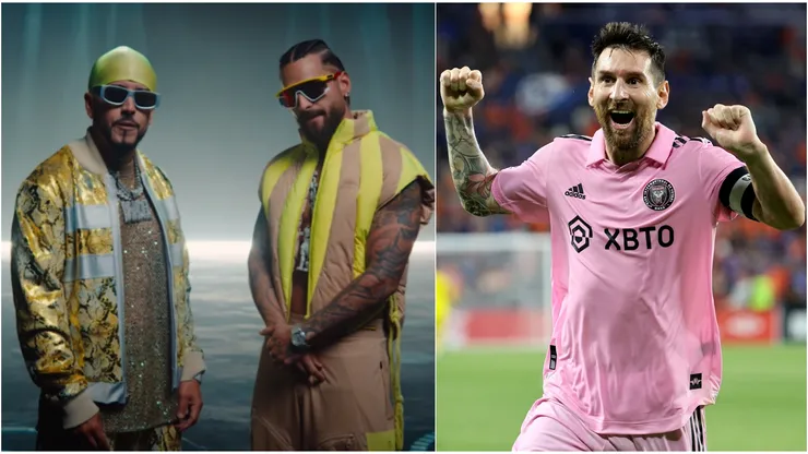 Tres potencias se unen: Maluma y Yandel en la música, junto a Lionel Messi.