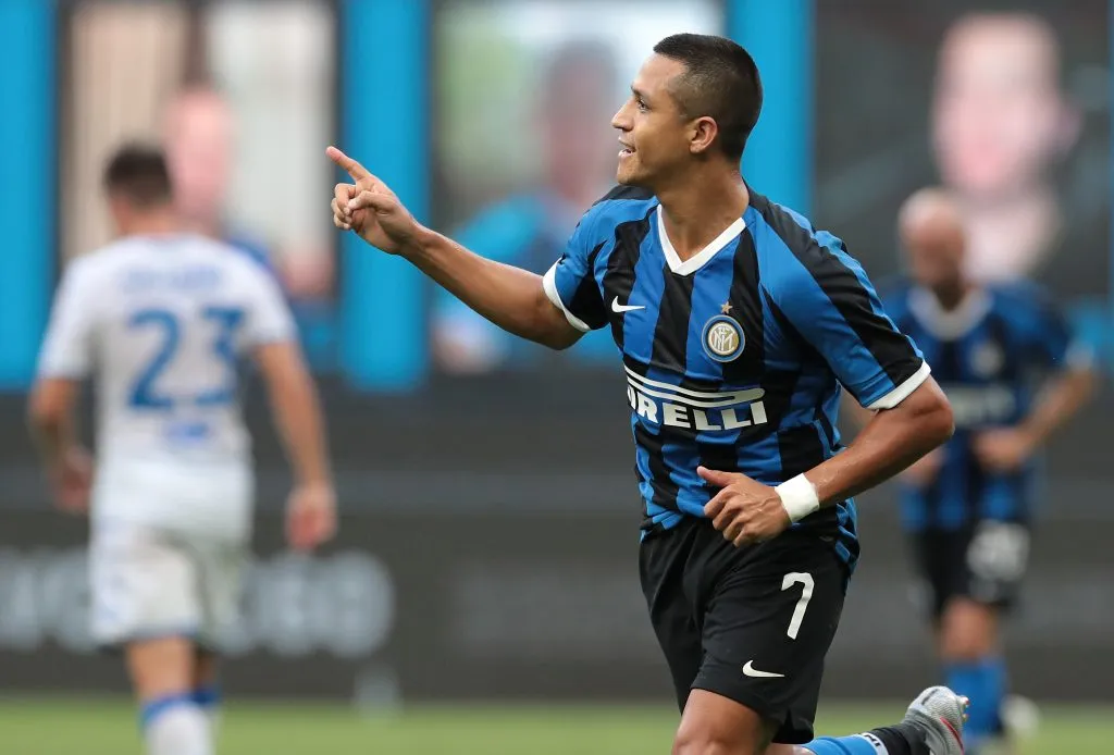 Alexis Sánchez anotó 20 goles en su primer paso en el Inter de Milán. | Foto: Getty Images.