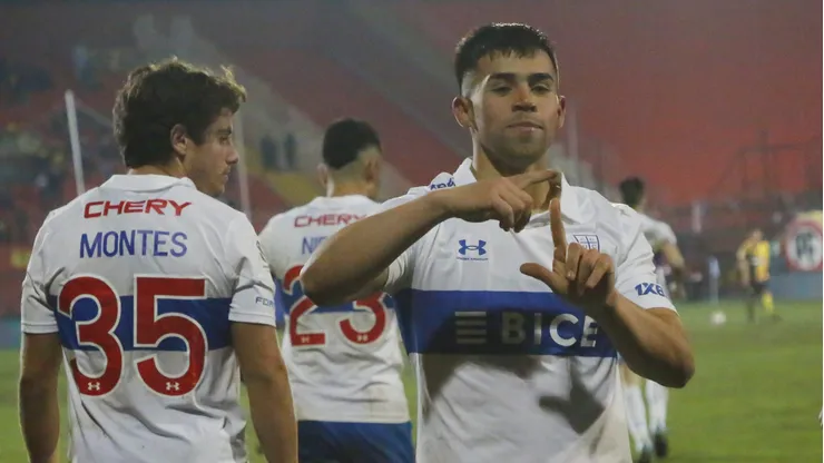 Alexander Aravena es el segundo goleador de la UC en el Campeonato Nacional 2023.