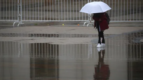 Lluvia en la Región Metropolitana.