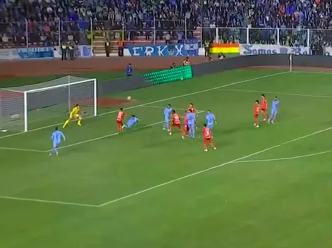 ¡Era el empate! Cabezazo al palo de Ronnie ante Inter en Libertadores