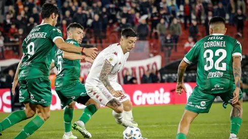 Rodrigo Echeverría cumplió un buen desempeño en la victoria por 2-0 de Huracán ante Banfield.