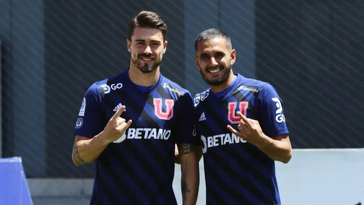 Juan Pablo Gómez y Federico Mateos fueron los primeros refuerzos de la U de cara a la temporada 2023.