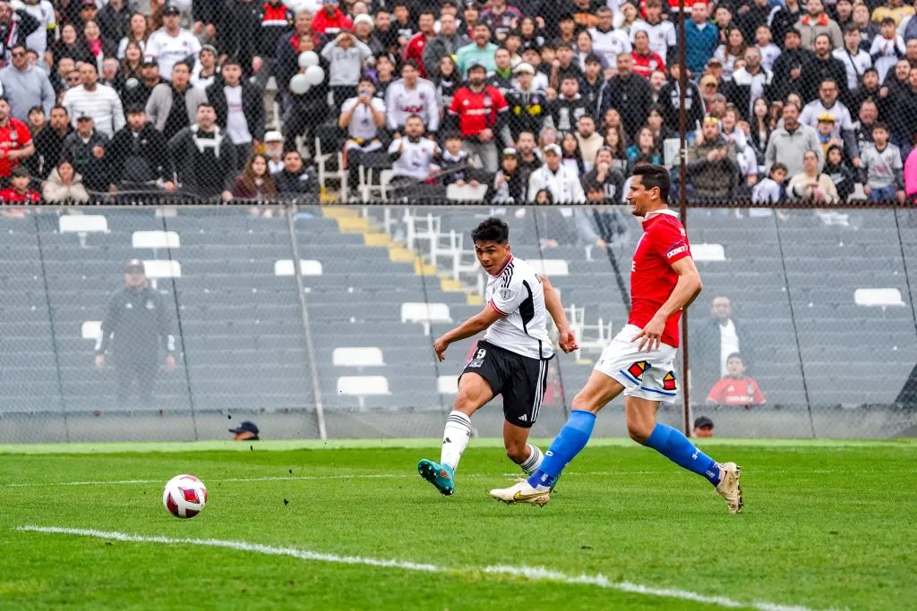 Damián Pizarro anotó el gol del triunfo ante la UC (Foto; Guille Salazar)
