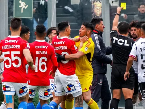 Cabezazo y cogoteo: la furia de Zampedri en el Monumental