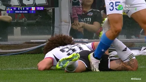 El roce del Peluca Falcón en una disputa con Clemente Montes.