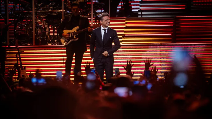 Luis Miguel ya está en Santiago y este lunes parten sus shows.