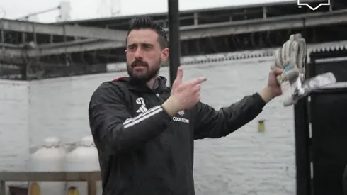 De Paul se preocupó por los hinchas y la lluvia