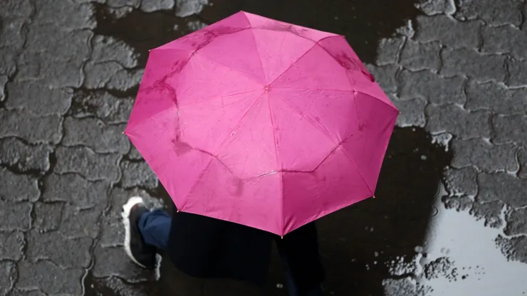 Lluvia en la región Metropolitana 19/08/2023