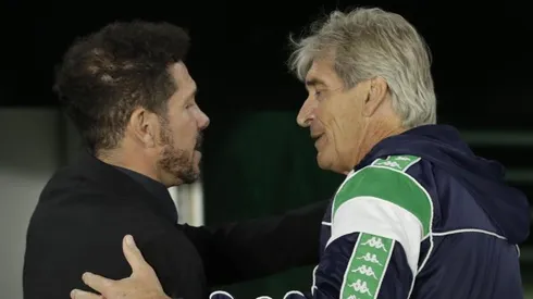 Diego Simeone elogia a Manuel Pellegrini antes del duelo por La Liga.