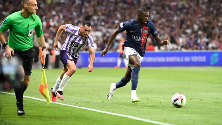 Gabriel Suazo fue titular, jugó todo el partido y fue parte del agónico empate del Toulouse ante PSG.