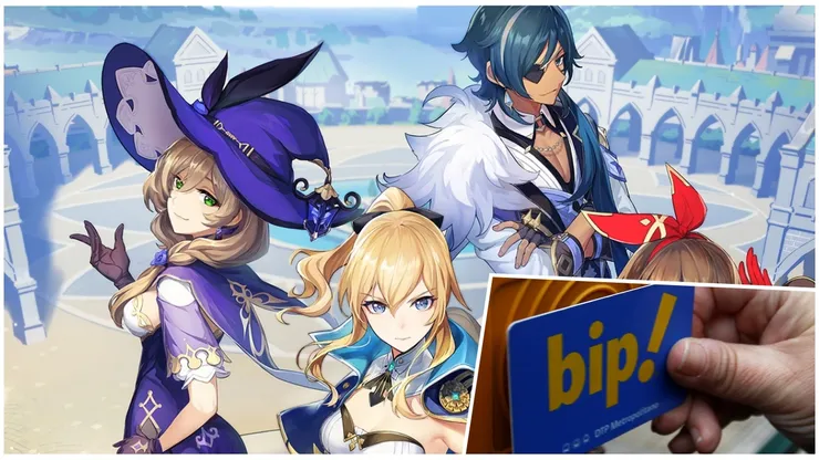 ¿Cómo será el nuevo diseño de la Tarjeta Bip de Genshin Impact?