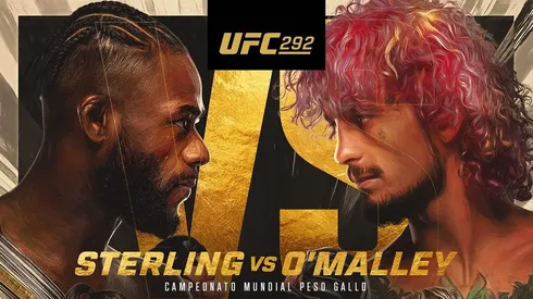 Sterling defiende su cinturón Gallo ante O'Malley.