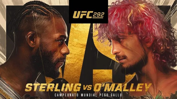 Sterling defiende su cinturón Gallo ante O'Malley.
