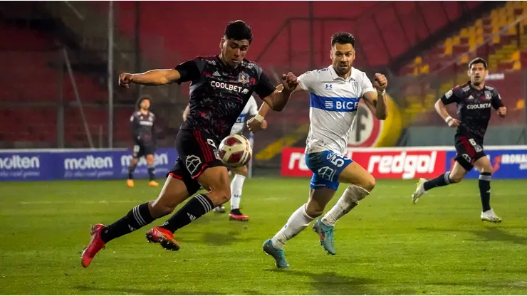 El partido de ida entre la UC y Colo Colo terminó igualado 0-0.