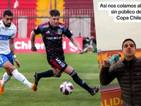 Tiktokers muestran su ingreso para ver a la mala el UC vs Colo Colo