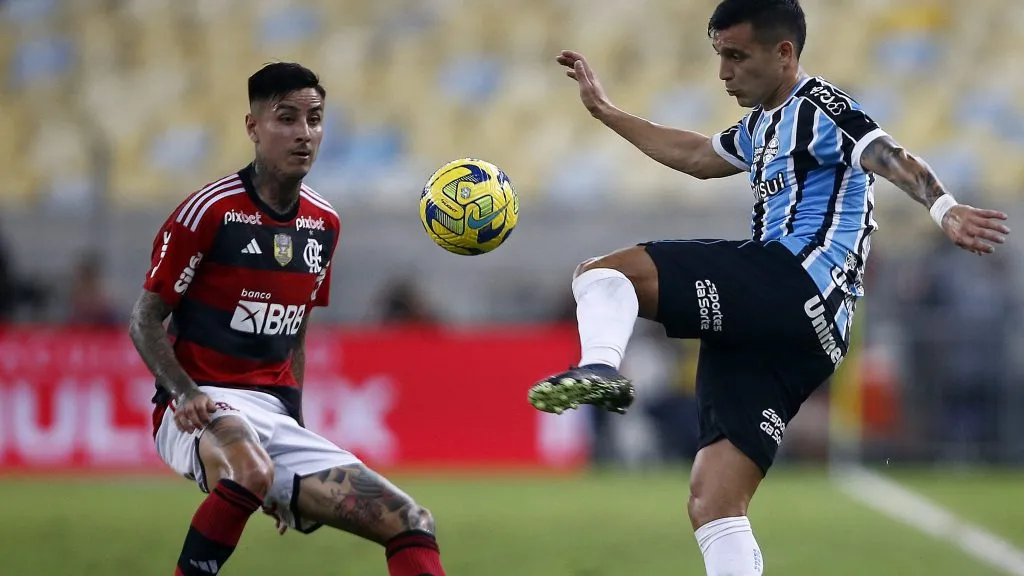 Erick Pulgar regresó a las canchas con un triunfazo en la Copa de Brasil ante Gremio. Foto: Getty Images