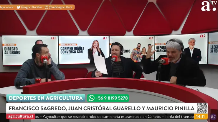 Guarello, Pinilla Sagredo y el galvano de Copa Chile.