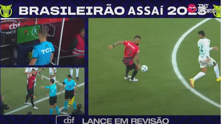 La mano inexplicable que le cobraron a Arturo Vidal tras un golazo que convirtió en Athletico PR.