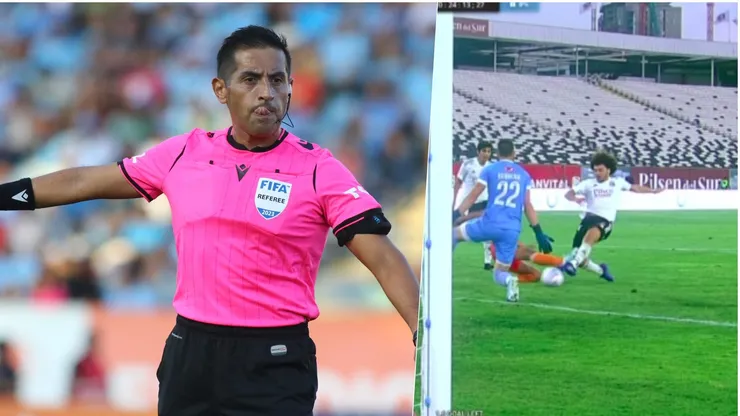 Gilabert es recordado en Colo Colo por no cobrar un penal a Maxi Falcón en la temporada 2020