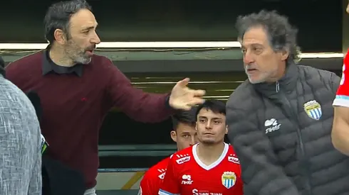 Mario Salas casi se va a los golpes con DT de O'Higgins.