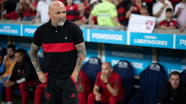 Jorge Sampaoli lleva cuatro meses como entrenador del Flamengo.