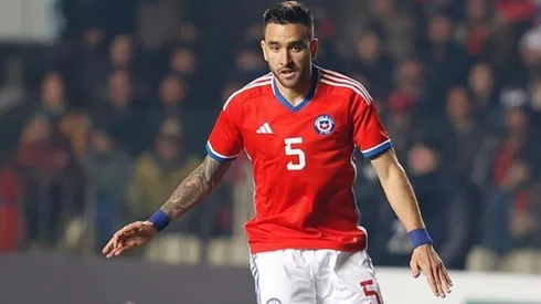 Matías Zaldivia con la camiseta de Chile