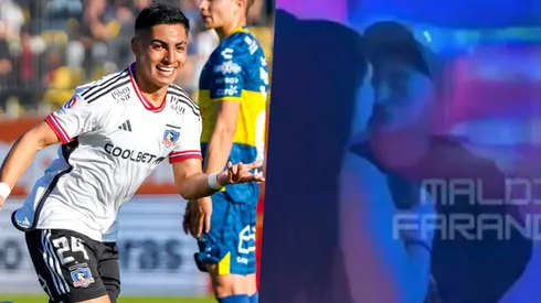 Jordhy Thompson fue visto junto a su expareja a los besos en una fiesta con el plantel de Colo Colo.