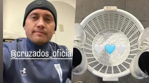 Nicolás Castillo mostró en redes sociales su regreso a San Carlos de Apoquindo.