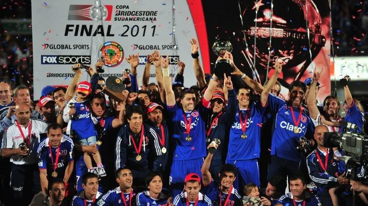 Universidad de Chile campeón en la Copa Sudamerican 2011.