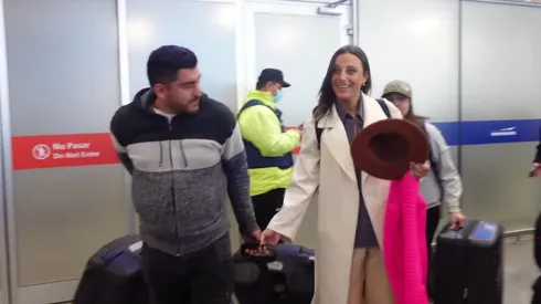 ¡Así fue la llegada de Trini a Chile tras su eliminación de Gran Hermano!