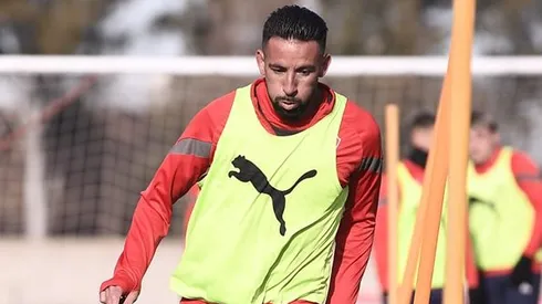 Mauricio Isla ya se entrena con Independiente y parece estar listo para debutar.