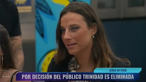 Trinidad es la nueva eliminada del reality.