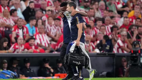 Éder Militao lesionado en el partido de Real Madrid y Athletic Club por el inicio de La Liga.