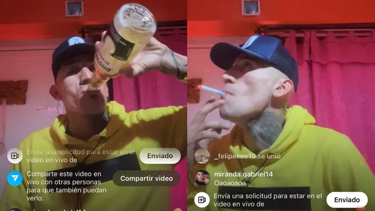 Necesita encontrar club, pero aparece tomando cerveza y fumando.