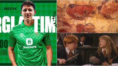 Particular presentación realizó Betis por su nuevo refuerzo.