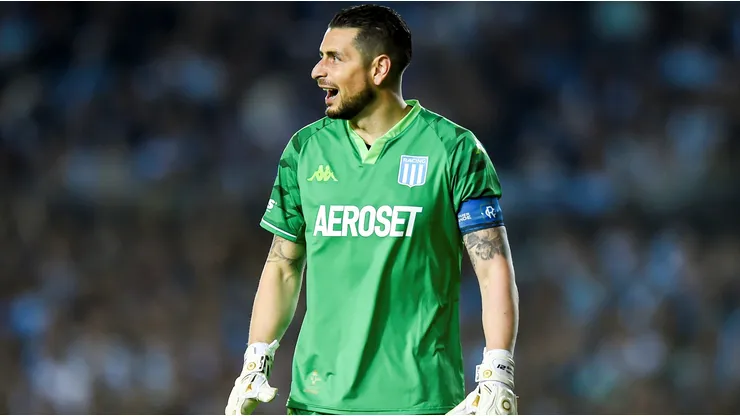 Gabriel Arias fue un espectador de lujo en paso de Racing a cuartos de final en Copa Libertadores.