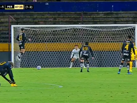 Horrible penal con saltito elimina a Fernández de Libertadores
