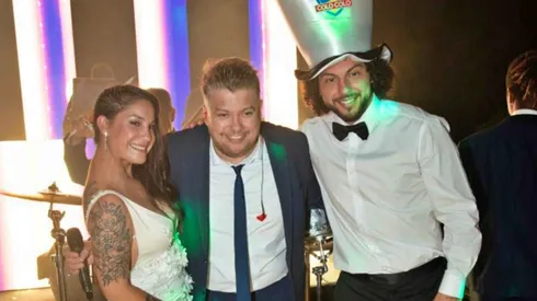Los Fatales tocaron en el matrimonio de Maxi Falcón.