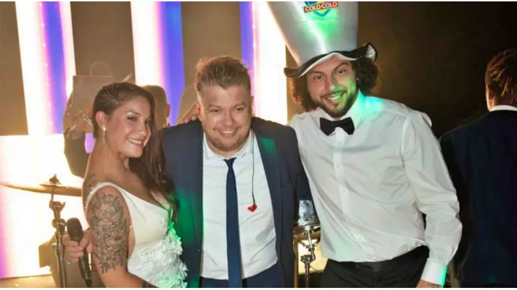 Los Fatales tocaron en el matrimonio de Maxi Falcón.
