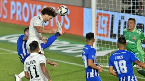 Falcón le anotó un gol a la U en un amistoso del año pasado.