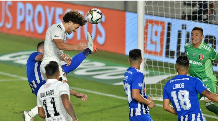 Falcón le anotó un gol a la U en un amistoso del año pasado.