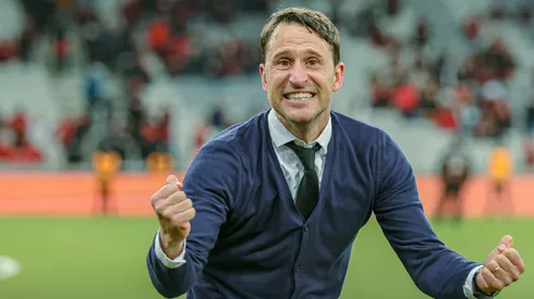 Beñat San José no da más de alegría: tiene al Bolívar entre los ocho mejores de la Copa Libertadores.