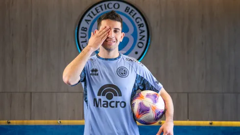 Lautaro Pastrán "a lo Pirata", como publicaron las redes sociales de Belgrano de Córdoba.